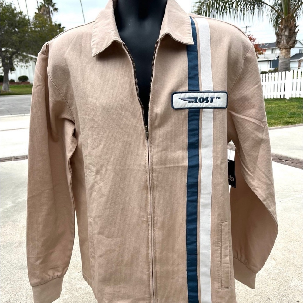 Racing Stripe Workman Gasoline Mechanic Jacket
